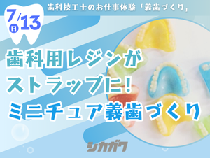 【2025年7月13日開催】シカガクオープンキャンパス☆歯科技工士科