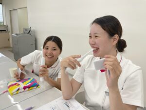 歯科衛生士科1年生　予防セミナー
